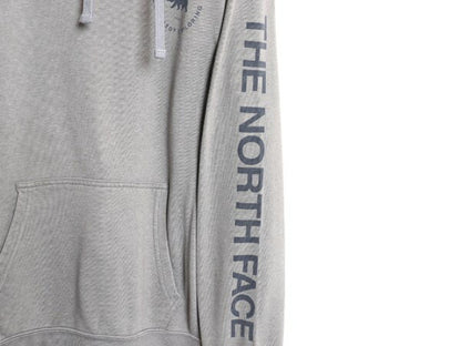 ノースフェイス ベア イラスト プリント スウェット フード パーカー メンズ L / 古着 The North Face プルオーバー 裏起毛 アウトドア 灰