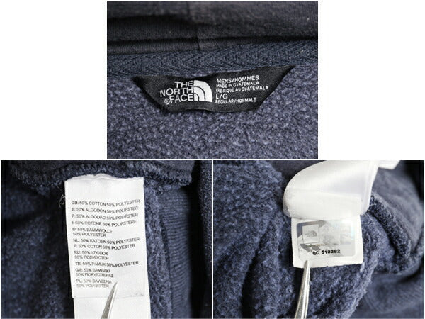 ノースフェイス 両面 プリント スウェット フード パーカー メンズ L / The North Face プルオーバー 裏起毛 トレーナー アウトドア 星条旗