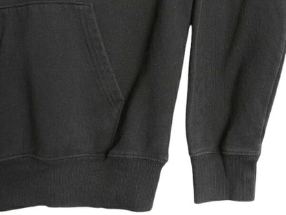 ノースフェイス プリント スウェット フード パーカー メンズ М / The North Face 裏起毛 プルオーバー トレーナー アウトドア ブラック