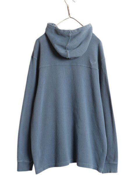 ノースフェイス サーマル フード パーカー メンズ XXL The North Face ロンT 長袖 Tシャツ ワッフル プルオーバー ストレッチ 大きいサイズ