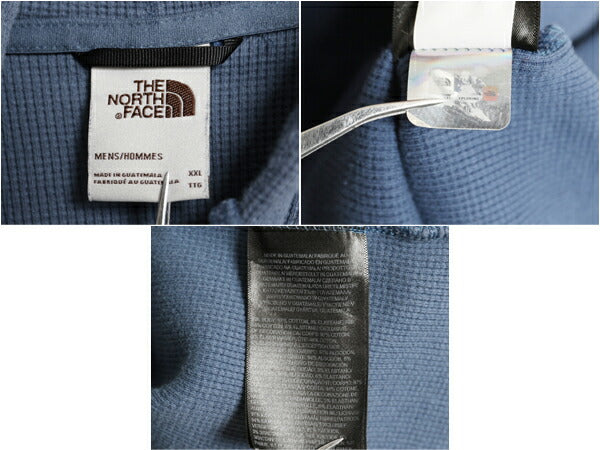 ノースフェイス サーマル フード パーカー メンズ XXL The North Face ロンT 長袖 Tシャツ ワッフル プルオーバー ストレッチ 大きいサイズ