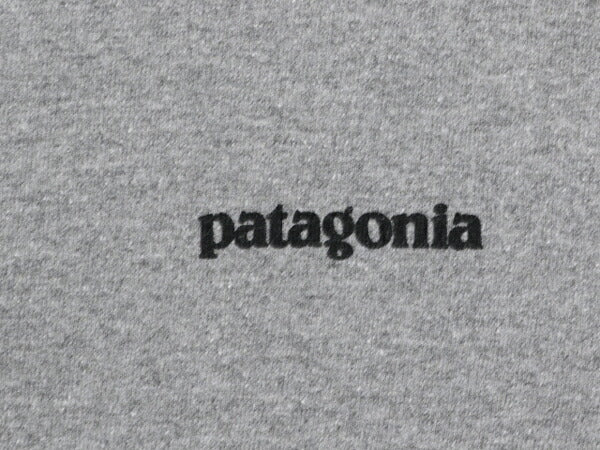 パタゴニア 両面 プリント 長袖 Tシャツ メンズ S / 古着 18年製 Patagonia アウトドア ロンT ロングスリーブ ロゴT P6 バックプリント 灰