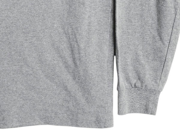 パタゴニア 両面 プリント 長袖 Tシャツ メンズ S / 古着 18年製 Patagonia アウトドア ロンT ロングスリーブ ロゴT P6 バックプリント 灰