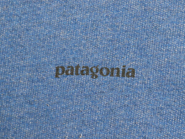 パタゴニア ロゴ 両面 プリント ライトウェイト スウェット メンズ L 古着 18年製 Patagonia 長袖 Tシャツ ロンT P-6 バックプリント 薄手