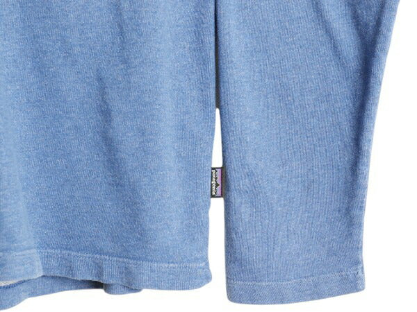 パタゴニア ロゴ 両面 プリント ライトウェイト スウェット メンズ L 古着 18年製 Patagonia 長袖 Tシャツ ロンT P-6 バックプリント 薄手