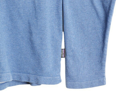 パタゴニア ロゴ 両面 プリント ライトウェイト スウェット メンズ L 古着 18年製 Patagonia 長袖 Tシャツ ロンT P-6 バックプリント 薄手