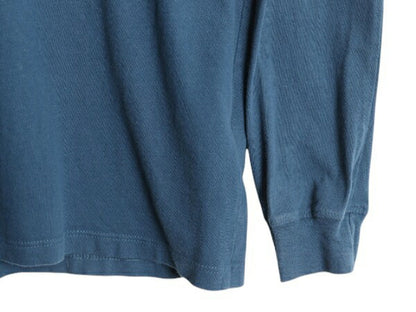 ノースフェイス プリント 長袖 Tシャツ レディース S The North Face アウトドア ロンT ロングスリーブ クルーネック カットソー ネイビー