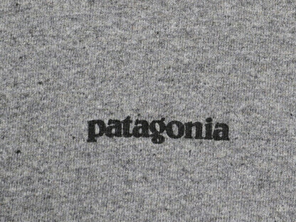 パタゴニア 両面 プリント 長袖 Tシャツ レディース S / 古着 Patagonia アウトドア ロンT ロングスリーブ ロゴT P6 バックプリント グレー