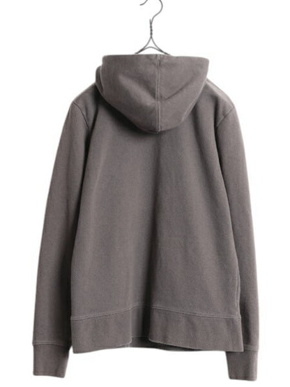 ノースフェイス プリント スウェット フード パーカー レディース М / 古着 The North Face プルオーバー 裏起毛 トレーナー スエット 灰