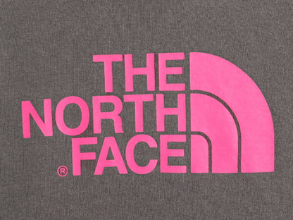 ノースフェイス プリント スウェット フード パーカー レディース М / 古着 The North Face プルオーバー 裏起毛 トレーナー スエット 灰