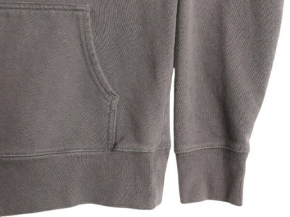 ノースフェイス プリント スウェット フード パーカー レディース М / 古着 The North Face プルオーバー 裏起毛 トレーナー スエット 灰
