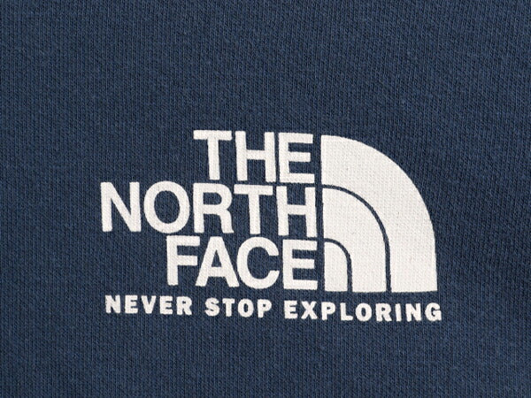ノースフェイス 両面 プリント スウェット フード パーカー レディース XXL / The North Face アウトドア トレーナー プルオーバー 薄手 青
