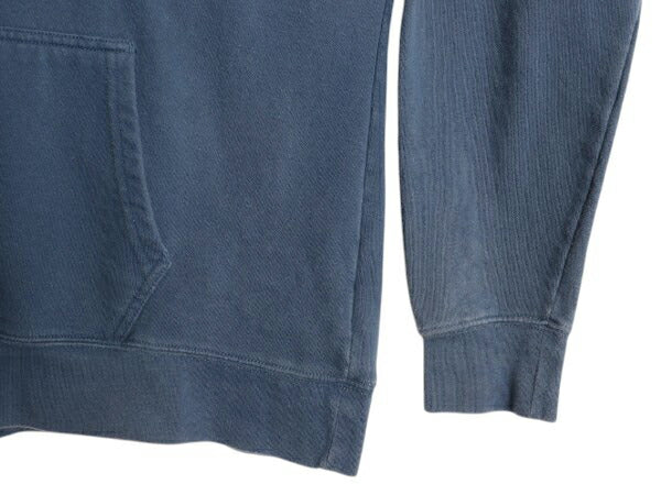ノースフェイス 両面 プリント スウェット フード パーカー レディース XXL / The North Face アウトドア トレーナー プルオーバー 薄手 青