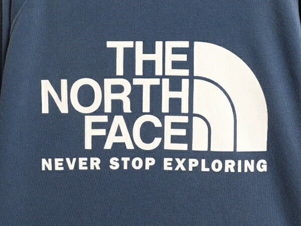 ノースフェイス 両面 プリント スウェット フード パーカー レディース XXL / The North Face アウトドア トレーナー プルオーバー 薄手 青