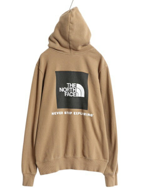US企画 ノースフェイス 両面 プリント スウェット フード パーカー メンズ S / The North Face プルオーバー トレーナー アウトドア 裏起毛