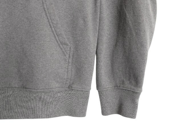 ノースフェイス プリント スウェット フード パーカー メンズ L / The North Face 裏起毛 トレーナー プルオーバー アウトドア ツートン 灰