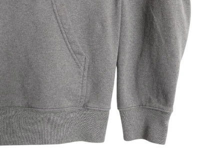 ノースフェイス プリント スウェット フード パーカー メンズ L / The North Face 裏起毛 トレーナー プルオーバー アウトドア ツートン 灰