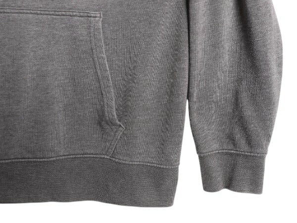 ノースフェイス プリント スウェット フード パーカー メンズ XXL 程/ The North Face アウトドア トレーナー プルオーバー 裏起毛 グレー
