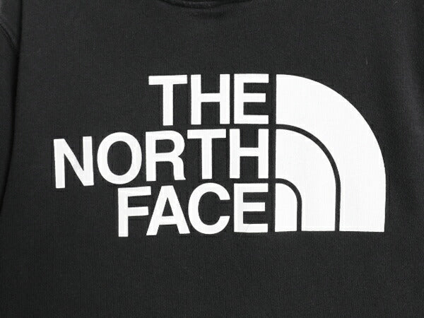 ノースフェイス プリント スウェット フード パーカー メンズ S 古着 The North Face プルオーバー 裏起毛 トレーナー アウトドア 薄手 黒