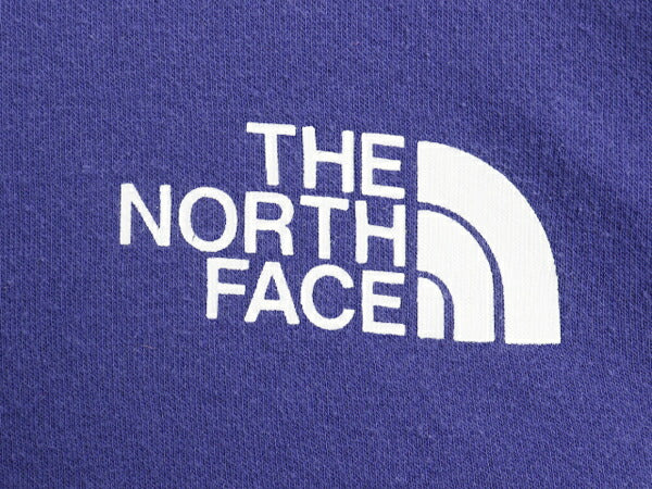 ノースフェイス 両面 プリント スウェット フード パーカー メンズ М 古着 The North Face アウトドア トレーナー プルオーバー 薄手 青紫
