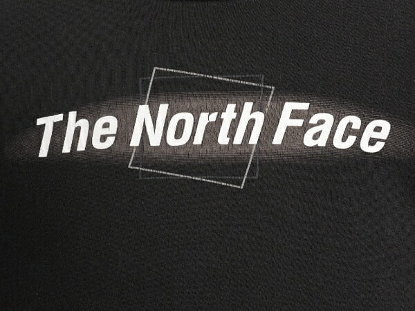 ノースフェイス プリント スウェット メンズ L / 古着 The North Face ナイロン 切替 裏起毛 アウトドア トレーナー グラフィック ブラック