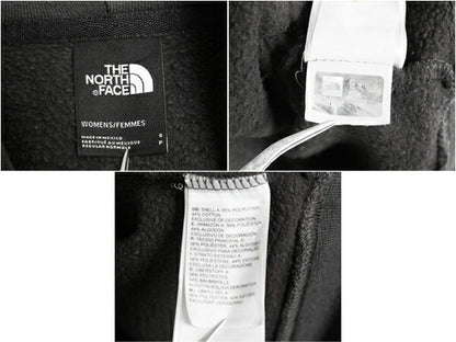 ノースフェイス スウェット フード パーカー レディース S / The North Face アウトドア プルオーバー トレーナー 裏起毛 ワッペン 濃灰