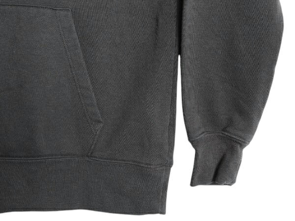ノースフェイス スウェット フード パーカー レディース S / The North Face アウトドア プルオーバー トレーナー 裏起毛 ワッペン 濃灰
