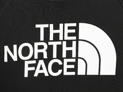 US企画 ノースフェイス プリント スウェット フード パーカー レディース M 黒 The North Face アウトドア プルオーバー トレーナー 裏起毛