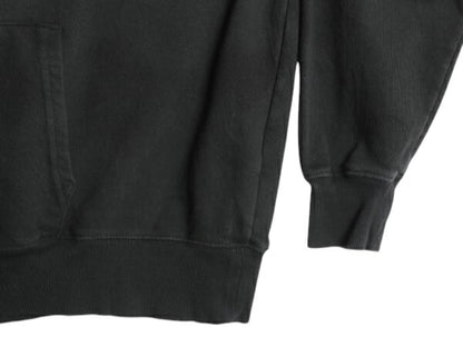 ノースフェイス プリント スウェット フード パーカー レディース 2XL アウトドア トレーナー プルオーバー 裏起毛 ブラック 大きいサイズ