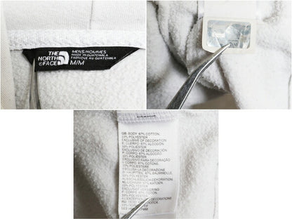 US企画 ノースフェイス 両面 プリント スウェット フード パーカー メンズ M / 古着 The North Face プルオーバー トレーナー グラフィック