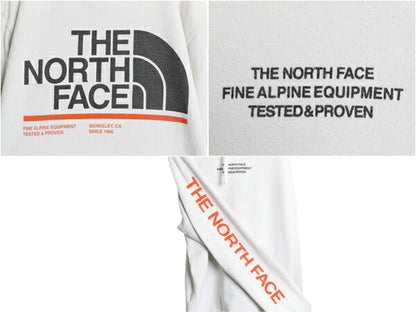 US企画 ノースフェイス 両面 プリント スウェット フード パーカー メンズ M / 古着 The North Face プルオーバー トレーナー グラフィック