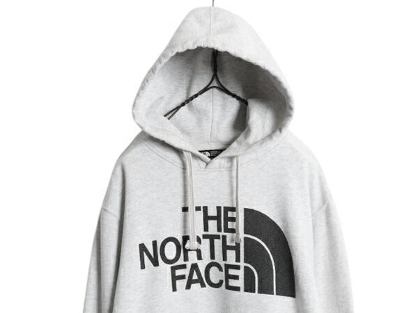 ノースフェイス プリント スウェット フード パーカー メンズ XL The North Face アウトドア プルオーバー 裏起毛 トレーナー 大きいサイズ