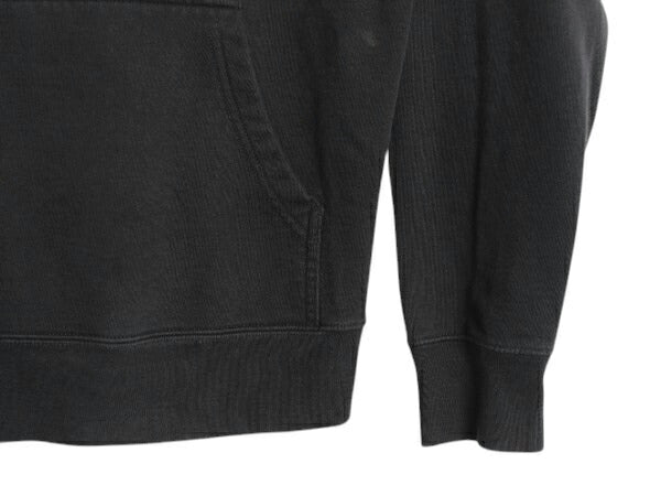 ノースフェイス プリント スウェット フード パーカー メンズ S 黒 / The North Face アウトドア トレーナー プルオーバー 裏起毛 ブラック