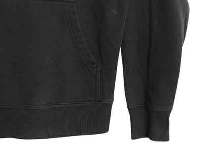 ノースフェイス プリント スウェット フード パーカー メンズ S 黒 / The North Face アウトドア トレーナー プルオーバー 裏起毛 ブラック
