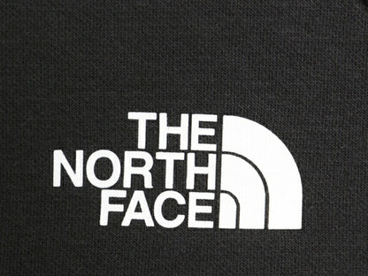US企画 ノースフェイス 両面 プリント スウェット フード パーカー レディース XS 黒 The North Face アウトドア プルオーバー トレーナー