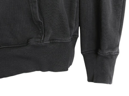 US企画 ノースフェイス 両面 プリント スウェット フード パーカー レディース XS 黒 The North Face アウトドア プルオーバー トレーナー