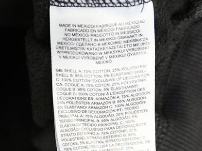 US企画 ノースフェイス 両面 プリント スウェット フード パーカー レディース XS 黒 The North Face アウトドア プルオーバー トレーナー