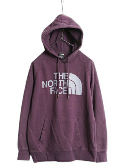 US企画 ノースフェイス プリント スウェット フード パーカー レディース S / The North Face アウトドア プルオーバー トレーナー 裏起毛