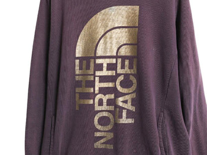 ノースフェイス プリント スウェット フード パーカー レディース XL / 古着 The North Face プルオーバー 裏起毛 トレーナー 大きいサイズ