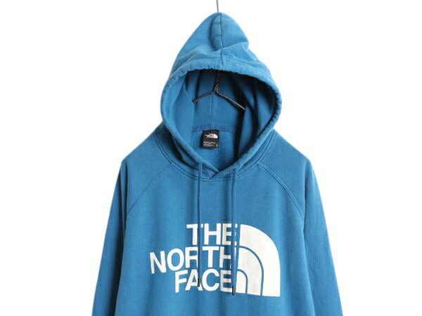 ノースフェイス プリント スウェット フード パーカー レディース 2XL The North Face アウトドア トレーナー プルオーバー 大きいサイズ