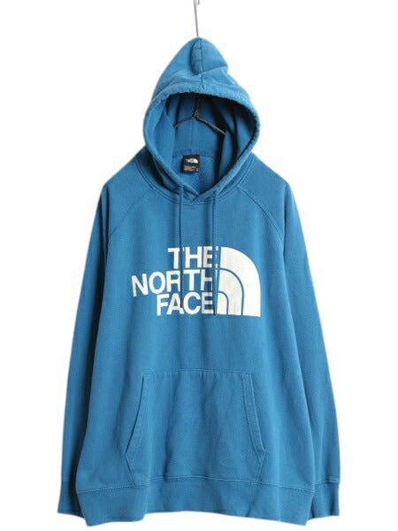 ノースフェイス プリント スウェット フード パーカー レディース 2XL The North Face アウトドア トレーナー プルオーバー 大きいサイズ