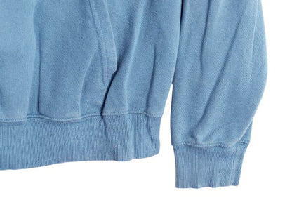 ノースフェイス プリント スウェット フード パーカー メンズ М The North Face 裏起毛 プルオーバー トレーナー アウトドア ライトブルー
