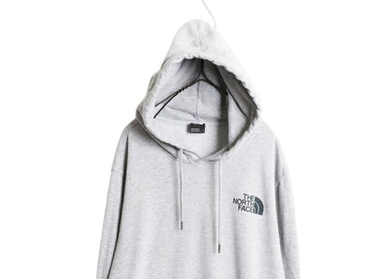 US企画 ノースフェイス 両面 プリント スウェット フード パーカー メンズ L / The North Face 裏起毛 プルオーバー トレーナー アウトドア