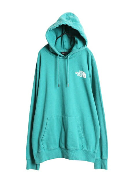US企画 ノースフェイス 両面 プリント スウェット フード パーカー メンズ L / The North Face プルオーバー トレーナー アウトドア 裏起毛