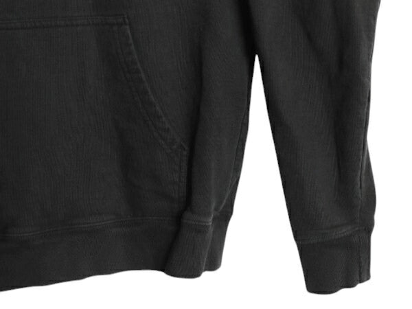 US企画 ノースフェイス プリント スウェット フード パーカー メンズ M / The North Face プルオーバー トレーナー アウトドア 裏起毛 黒