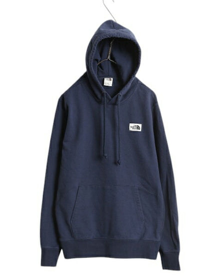 ノースフェイス スウェット フード パーカー メンズ L The North Face プルオーバー トレーナー アウトドア 裏起毛 ワンポイント ロゴ 刺繍