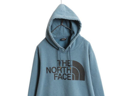 ノースフェイス プリント スウェット フード パーカー メンズ XL The North Face 裏起毛 プルオーバー トレーナー アウトドア 大きいサイズ