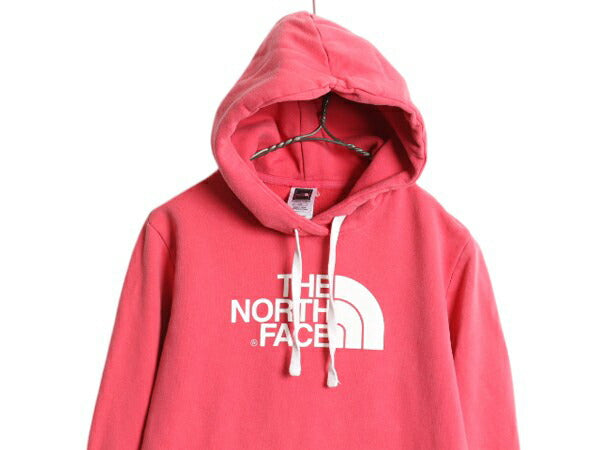 ノースフェイス プリント スウェット フード パーカー レディース L / 古着 The North Face アウトドア プルオーバー 裏起毛 トレーナー