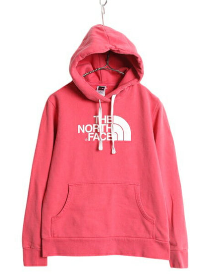 ノースフェイス プリント スウェット フード パーカー レディース L / 古着 The North Face アウトドア プルオーバー 裏起毛 トレーナー