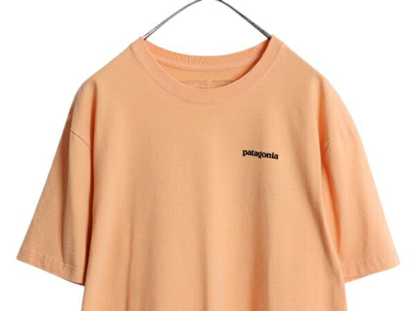 パタゴニア 両面 プリント 半袖 Tシャツ メンズ L / 19年製 アウトドア P6 バックプリント ボックスロゴ クルーネック カットソー シンプル
